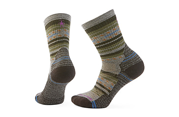Image of Smartwool Hike Light Cushion Margarita Crew Socks - Womens, Taupe/Natural Marl, Large, SW001586G26100L000
