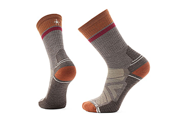 Image of Smartwool Hike Light Cushion Winding Trail Crew Socks - Mens, Taupe, Extra Large, SW00189623610XL000