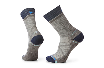Image of Smartwool Hike Light Cushion Winding Trail Crew Socks - Mens, Taupe/Natural Marl, Extra Large, SW001896G2610XL000