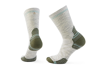 Image of Smartwool Hike Targeted Cushion Crew Socks - Womens, Ash, Medium, SW002498069100M000
