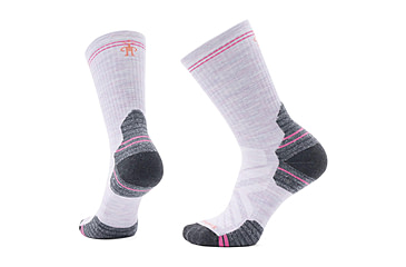 Image of Smartwool Hike Targeted Cushion Crew Socks - Womens, Purple Eclipse, Large, SW002498H76100L000