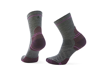 Image of Smartwool Hike Targeted Cushion Mid Crew Socks - Womens, Medium Gray, Small, SW002852052100S000