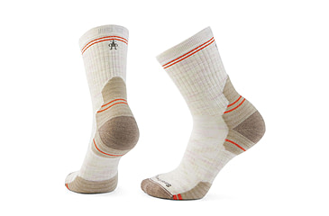 Image of Smartwool Hike Targeted Cushion Mid Crew Socks - Womens, Moonbeam, Small, SW002852A81100S000