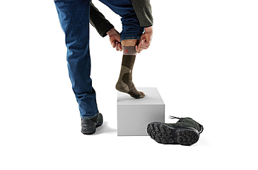 Image of Smartwool Hunt Full Cushion Tall Crew Socks, Military Olive, Medium, SW001900D11100M000