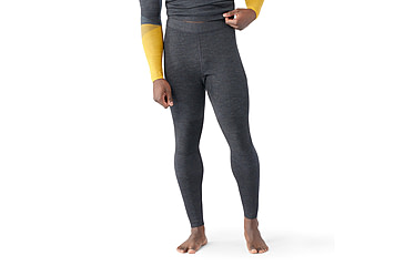 Image of Smartwool Intraknit Active Base Layer Bottom - Mens, Charcoal Heather/Black, 2XL, SW0168290111-XXL