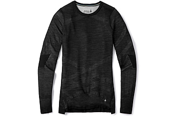 Image of Smartwool Intraknit Merino 200 Crew - Womens, Black/White, Extra Small, SW019284960-XS