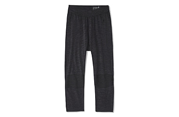 Image of Smartwool Intraknit Thermal Merino Base Layer 3/4 Bottom - Mens, Charcoal Heather/Black, Large, SW0168250111-L