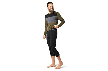 Image of Smartwool Merino 250 Baselayer 3/4 Bottom - Mens, Black, Extra Large, SW016365001-XL