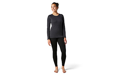 Image of Smartwool Merino 250 Baselayer Crew - Womens, Charcoal Heather, Extra Large, SW016369010-XL