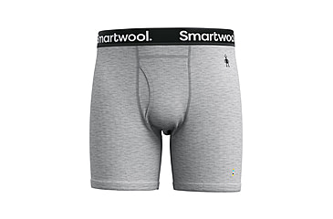 Image of Smartwool Merino Boxer Brief Boxed - Mens, Light Gray Heather, 2XL, SW0169985451XXL000