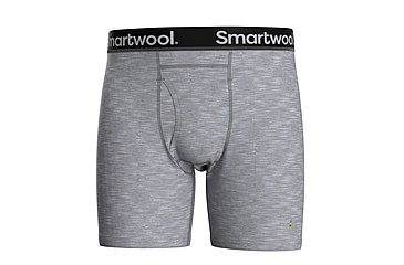 Image of Smartwool Merino Boxer Brief Boxed - Mens, Light Gray Heather, Small, SW0169985451-S