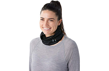 Image of Smartwool Merino Neck Gaiter, Black, One Size, SW0170480011-1FM