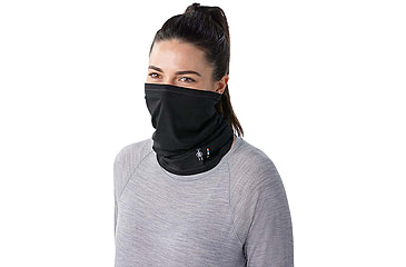 Image of Smartwool Merino Neck Gaiter, Black, One Size, SW0170480011-1FM