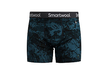 Image of Smartwool Merino Print Boxer Brief Boxed - Mens, Twilight Blue Mountain, 2XL, SW017005P631XXL000