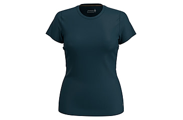 Image of Smartwool Merino Short Sleeve Tee - Womens, Twilight Blue, Medium, SW016916G741M