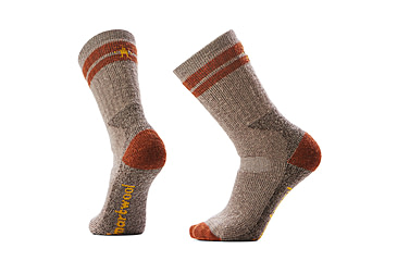 Image of Smartwool Mountaineer Maximum Cushion Tall Crew Socks - Mens, Fossil, Medium, SW002890880100M000