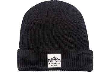 Image of Smartwool Patch Beanie, Black, One Size, SW01149300111FM000