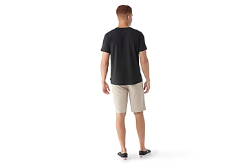 Image of Smartwool Perfect Crew Short Sleeve Tee - Mens, Black, Medium, SW002297001100M000