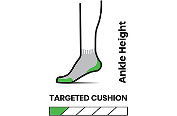 Image of Smartwool Run Targeted Cushion Ankle Socks - Womens, H76 Purple Eclipse, Medium, SW001675H76M