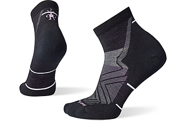 Image of Smartwool Run Targeted Cushion Ankle Socks - Womens, 001 Black, Large, SW001675001L