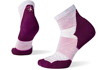 Image of Smartwool Run Targeted Cushion Ankle Socks - Womens, H76 Purple Eclipse, Medium, SW001675H76M