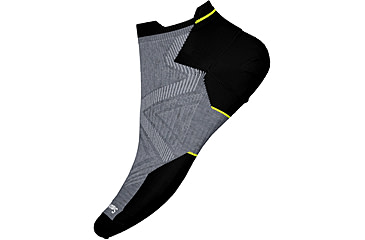 Image of Smartwool Run Targeted Cushion Low Ankle Socks - Mens, Medium Gray, Medium, SW0016590521M