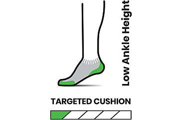 Image of Smartwool Run Targeted Cushion Stripe Low Ankle Socks - Womens, G74 Twilight Blue, Large, SW001672G74L