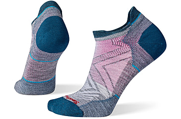 Image of Smartwool Run Zero Cushion Low Ankle Socks - Womens, 052 Medium Gray, Small, SW001668052S