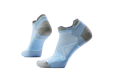 Image of Smartwool Run Zero Cushion Low Ankle Socks - Womens, Serene Blue, Small, SW001668N75100S000