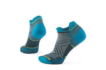 Image of Smartwool Run Zero Cushion Low Ankle Socks - Womens, Twilight Blue, Small, SW001668G74100S000