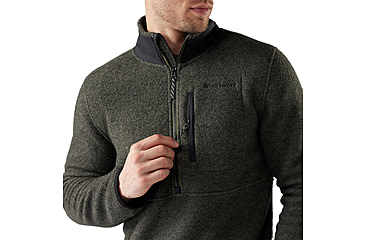 Image of Smartwool Second Cut Fleece 1/2 Zip - Mens, Winter Moss, Small, SW002958K18100S000