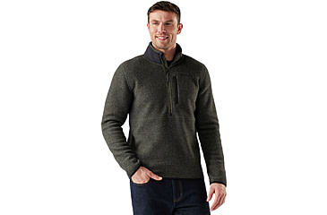 Image of Smartwool Second Cut Fleece 1/2 Zip - Mens, Winter Moss, Small, SW002958K18100S000