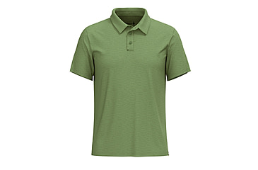 Image of Smartwool Short Sleeve Polo - Mens, Fern Green, Large, SW002361N06100L000