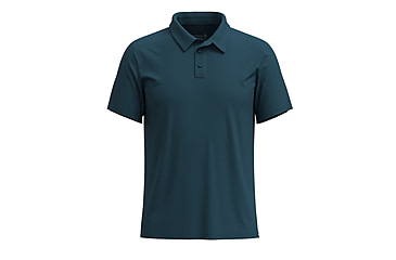 Image of Smartwool Short Sleeve Polo - Mens, Twilight Blue, Extra Large, SW002361G7410XL000