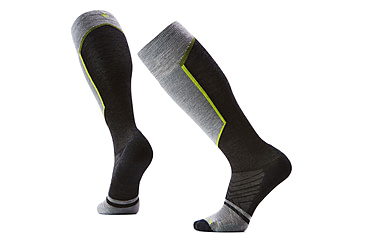 Image of Smartwool Ski Targeted Cushion Extra Stretch OTC Socks - Mens, Charcoal, Extra Large, SW00214700310XL000