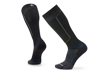 Image of Smartwool Ski Targeted Cushion OTC Socks - Mens, Black, Medium, SW001910001100M000