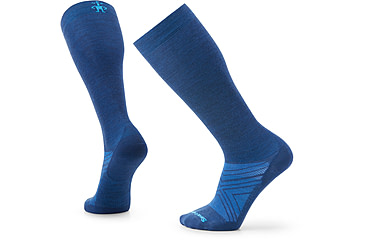 Image of Smartwool Ski Zero Cushion OTC Socks - Mens, B25 Alpine Blue, Extra Large, SW001915B25XL