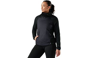 Image of Smartwool Smartloft Pullover - Womens, Black, Extra Small, SW00296400110XS000