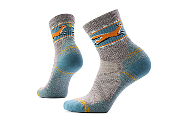 Image of Smartwool Hike Light Cushion Fox Meadow Mid Crew Socks - Womens