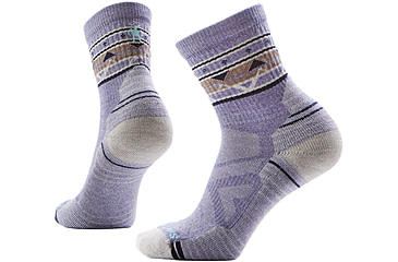 Image of Smartwool Hike Light Cushion Zig Zag Valley Mid Crew Socks - Womens