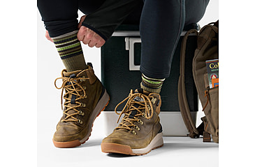 Image of Smartwool Hike Targeted Cushion Striped Crew Socks - Mens