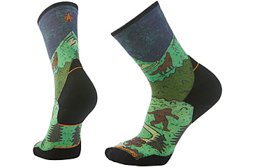 Image of Smartwool Trail Run Targeted Cushion Neature Print Crew Socks