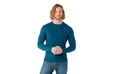 Image of Smartwool Sparwood Crew Sweater - Mens, Twilight Blue, Small, SW016426M58S