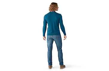 Image of Smartwool Sparwood Crew Sweater - Mens, Twilight Blue, Small, SW016426M58S