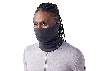 Image of Smartwool Thermal Merino Reversible Neck Gaiter, Charcoal Heather, One Size, SW0170710101FM