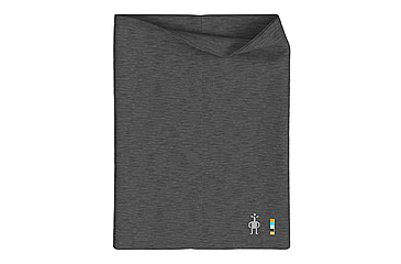 Image of Smartwool Thermal Merino Reversible Neck Gaiter, Charcoal Heather, One Size, SW0170710101FM