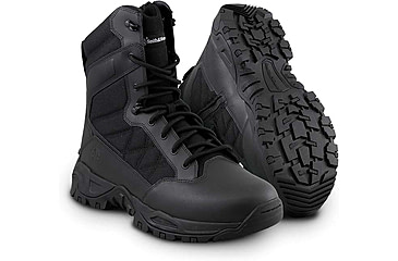 Image of Smith &amp; Wesson Scout 8in Hot Weather Side-Zip Tactical Boots w/ Polishable Toe - Men's, Wide, Black, 13 US, 206001-100-13W