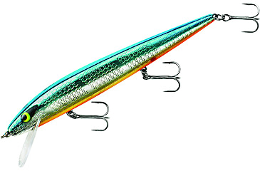 Image of Smithwick Perfect 10 Rogue Jerkbait, 5.5in, 5/8 oz, Chrome Blue Black/Orange Belly, ADR532OB