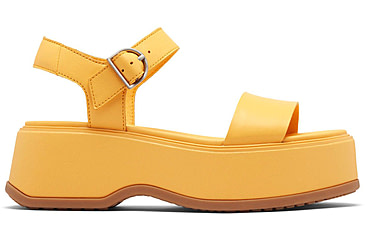 Image of Sorel Dayspring Ankle Strap Sandal - Womens, Yellow Ray/Yellow Ray, 7.5, 2069731-756-7.5