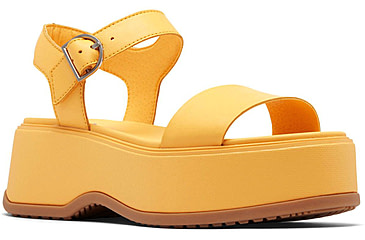 Image of Sorel Dayspring Ankle Strap Sandal - Womens, Yellow Ray/Yellow Ray, 7.5, 2069731-756-7.5